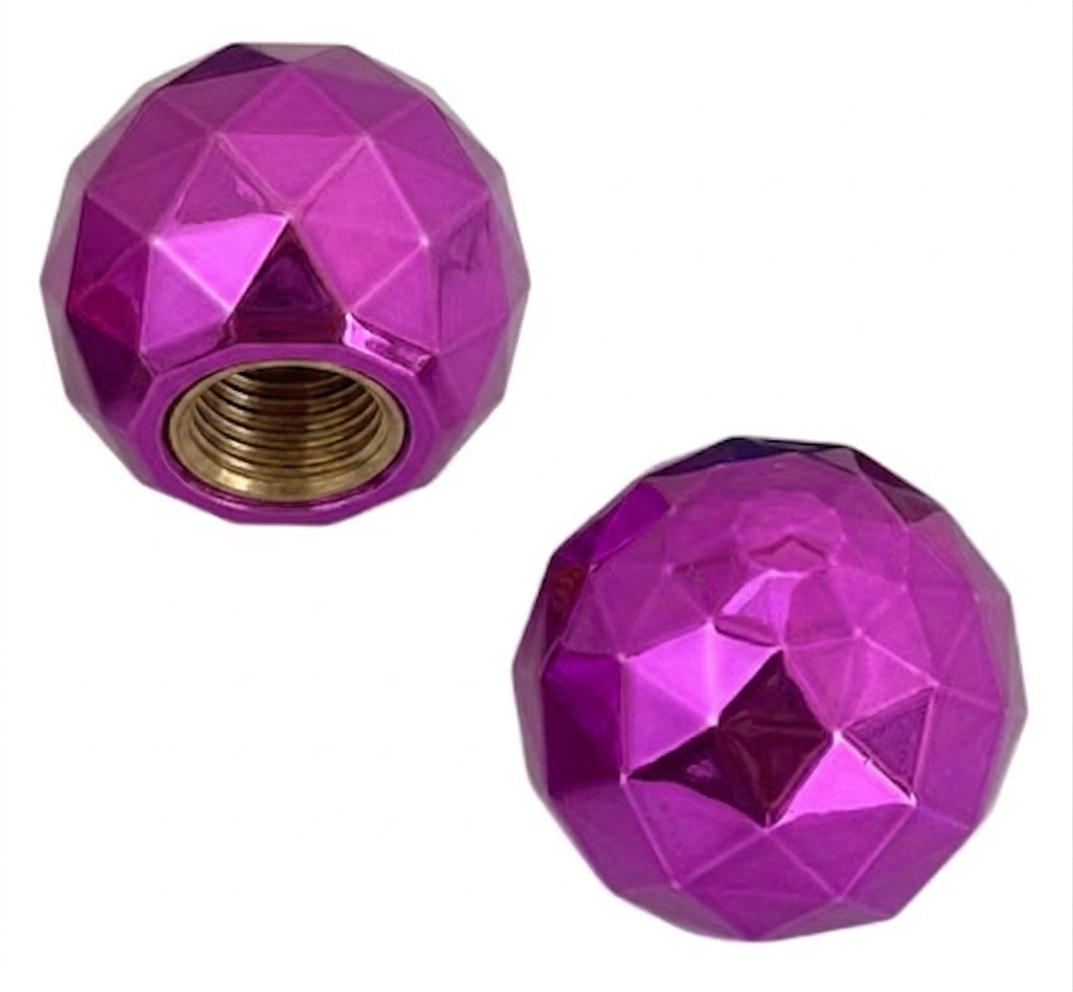 A/V Cap - Disco Ball, Purple, Sold Individually