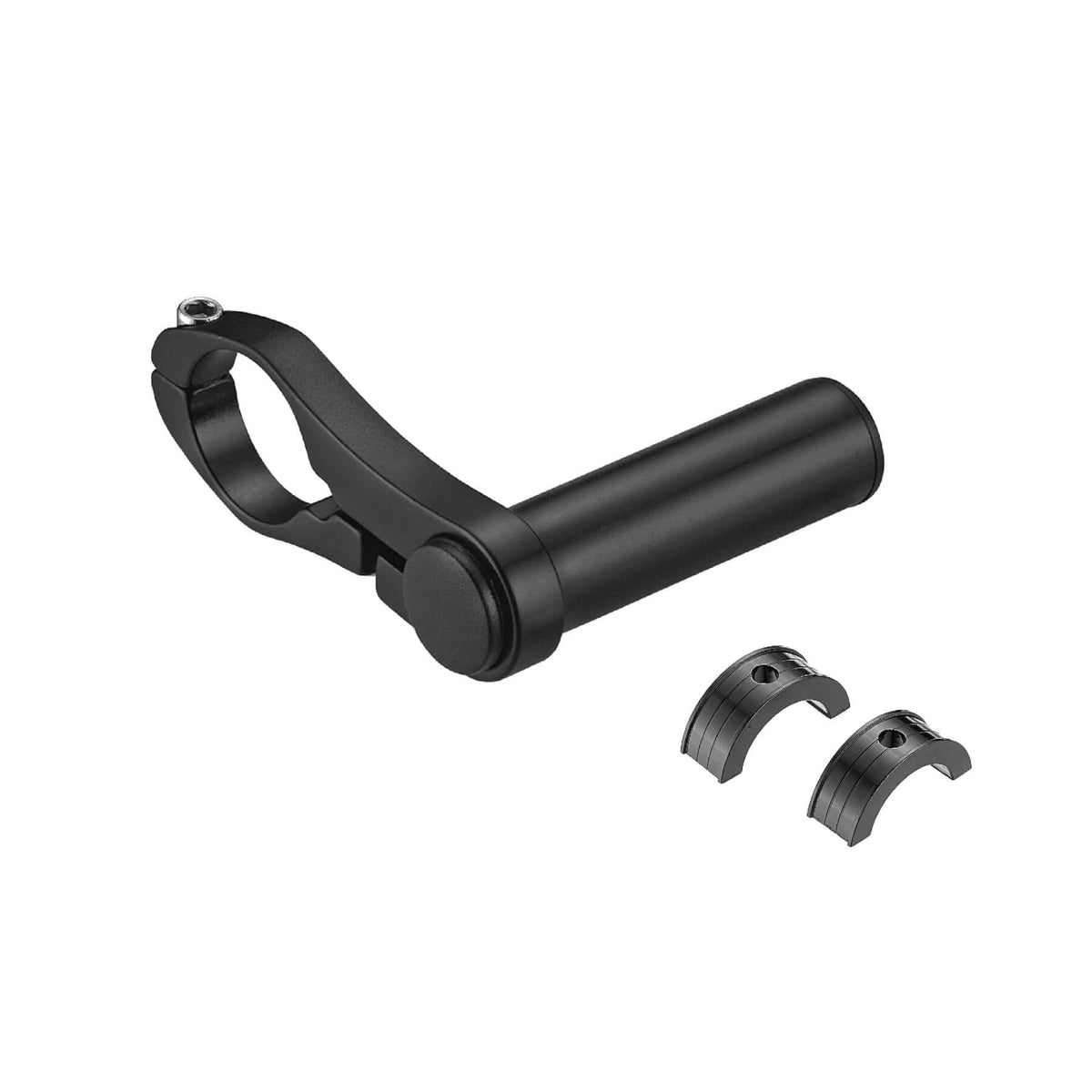 Computer & Light Bar, 70mm wide, black set 22.2mm tube, 31.8mm clamp + 25.4 & 26mm shim, alloy, black