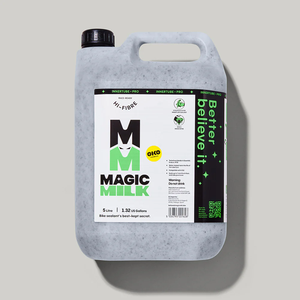 TUBE SEALANT - Magic Milk Hi-Fibre Innertube Pro, Tube Sealant, 5 Litre Bottle