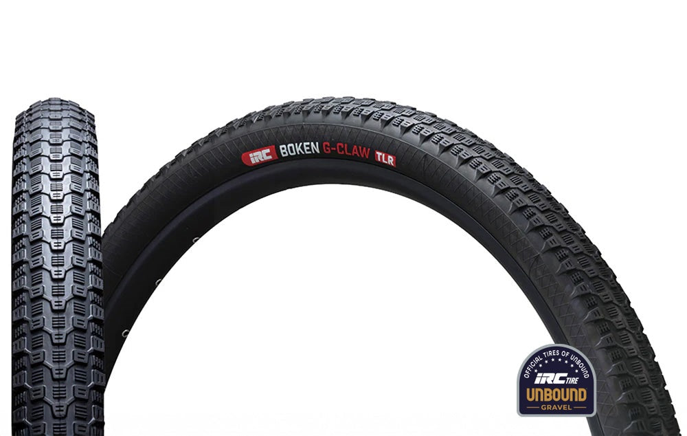 "NEW" - 700 x 50C | IRC Boken G-Claw TLR Gravel / XC Crossover Tyre | 50-622 | 120 TPI | 30-50 PSI | Tubeless Ready | Black