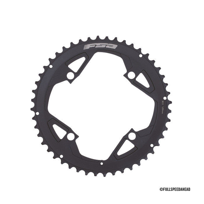 "NEW" - CHAINRING - ROAD "FSA - GOSSAMER PRO", 53T, Black - 120mm BCD, 4 Hole for 11 Spd