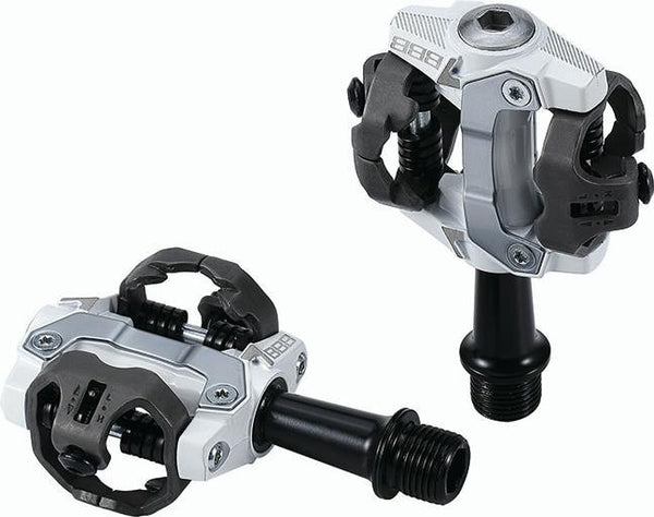 BPD-14. PEDALS CLIPLESS FORCEMOUNT WHITE CRMO AXLE