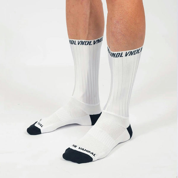 THE VANDAL AERO SOCK LOGO WHITE 36-42