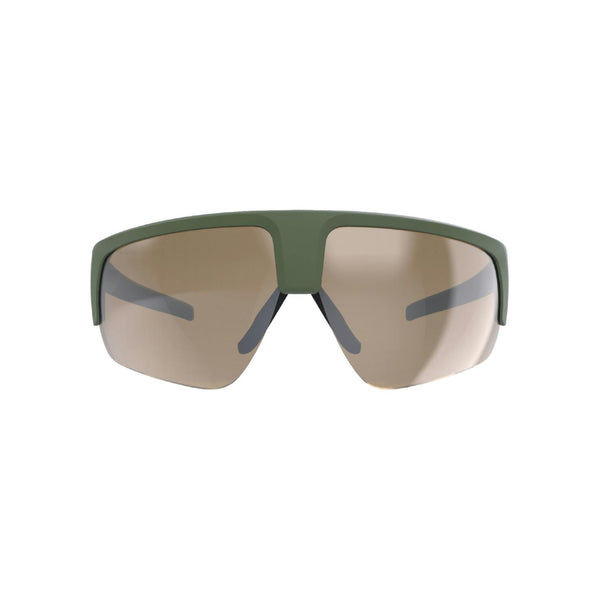 SPORTS GLASSES COMET AMBER FLASH MIRROR MATT OLIVE GREEN