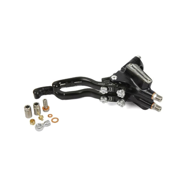DUO MASTER CYLINDER COMPLETE – BLACK – R/H