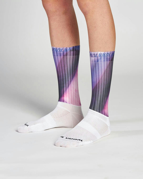 THE VANDAL AERO SOCK PURPLE 43-48