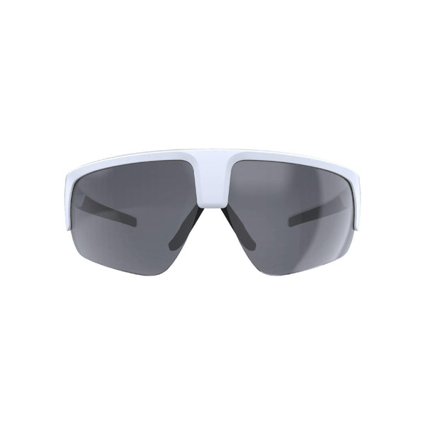 SPORTS GLASSES COMET SMOKE FLASH MIRROR MATT WHITE