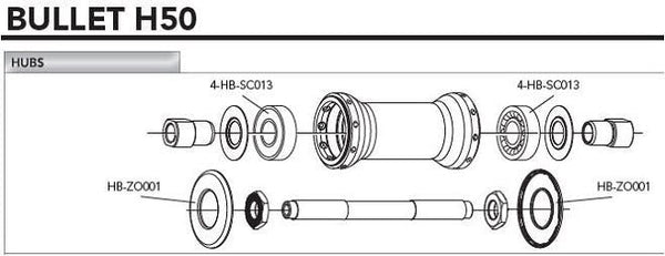 HUB BEARING (4 PCS)