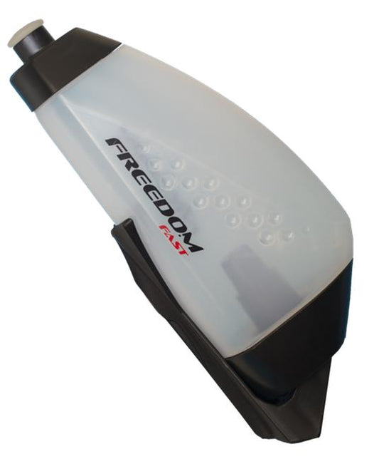 Crazy Pricing  - NOW INCREDIBLE  value AERO Hydration system     BOTTLE - Freedom Fast (Aero Bottle) from Freedom Cycling Systems, Translucent Bottle with Black Lid