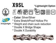 CHAIN - 9 Speed - KMC X9SL - 116L - SILVER - X-Superlight - w/Connect Link