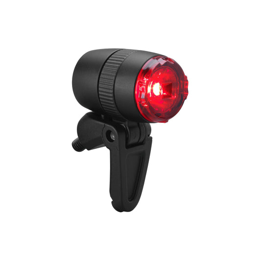 BUSCH & MULLER Dynamo REAR LED Light - for Mudguards or Struts, inc 2 mounting brkts, smallest approved light (83mm Cable with connector pins)