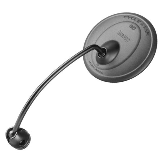 BUSCH & MULLER Mirror - Cycle Star 903 - 130mm reach - Handlebar inner/outer fixation - 80mm Large Size