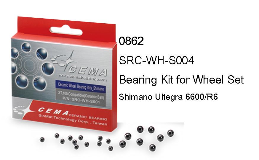 Ceramic Bearing Kit for wheel set, Shimano Ultegra 6600/R6  Mod.SRC-WH-S004, Quality Cema product