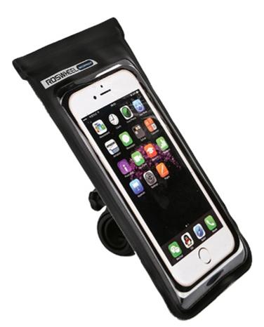 SAHOO ,  Universal Smart Phone Holder, Handlebar Mount, ziplock closure, 100% waterproof 21x10.5x1.5cm