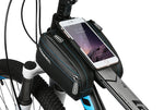 ROSWHEEL Top Bar Double Bag with Silicon Phone Holder (16.5 x 9.5 x 4cm each side)