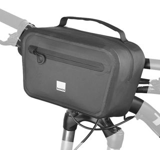 SAHOO Handle Bar Bag. 2Ltr. Velcro Strap Attach. 24 x 17 x 11cm. PVC material 100% W/Proof