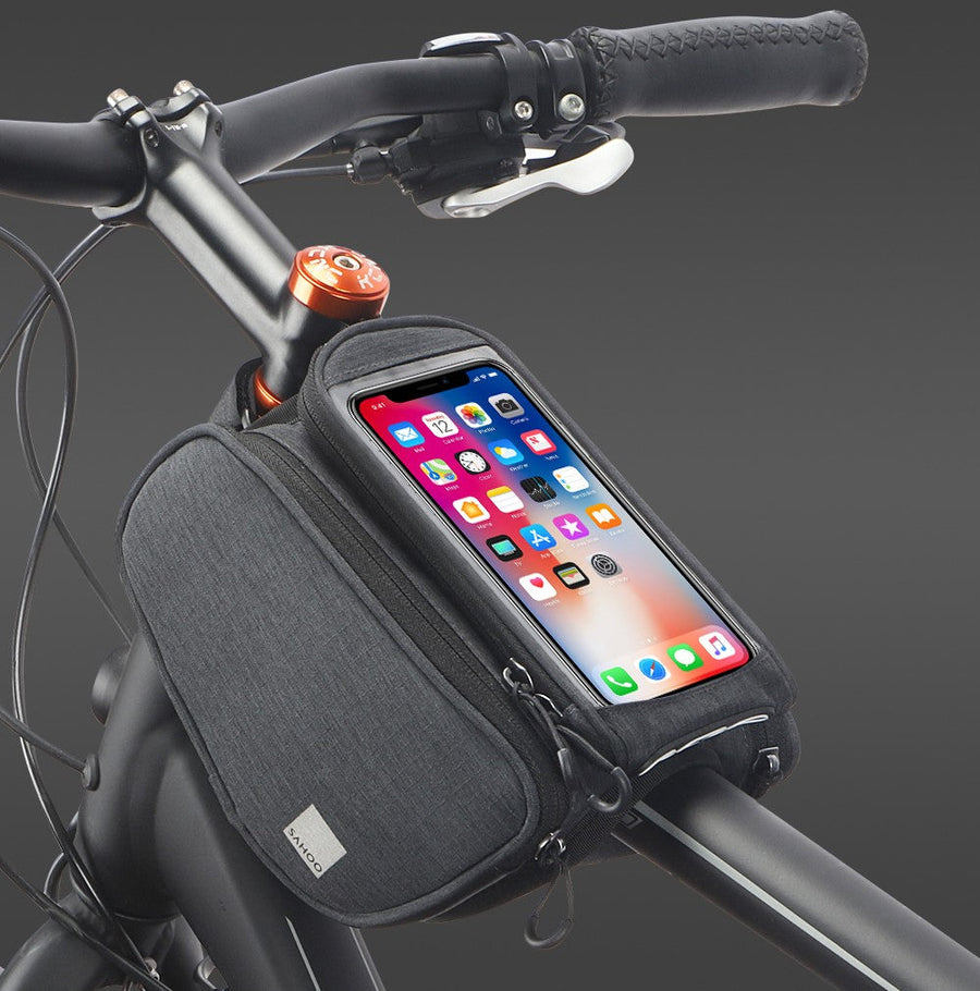 SAHOO Top Bar Double Bag with Removable Phone Holder (19 x 12 x 4cm each side) (1.5L)