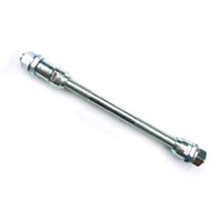 AXLE - Rear, 3/8" x 26T x 185mm, with Cone & Nut