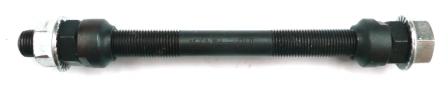 AXLE - Rear BMX, 1/2" x 185mm,  With Cone & Nut