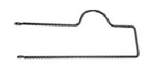 BASKET STAY  For Front Mesh Basket, Curved (For Dynamo)