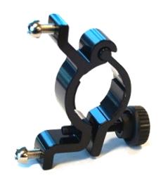 HANDLEBAR MOUNT - For Mounting Bidon Cages to Handlebars For 31.8 Diameter H/Bars, Easy On-Off Design, BLACK