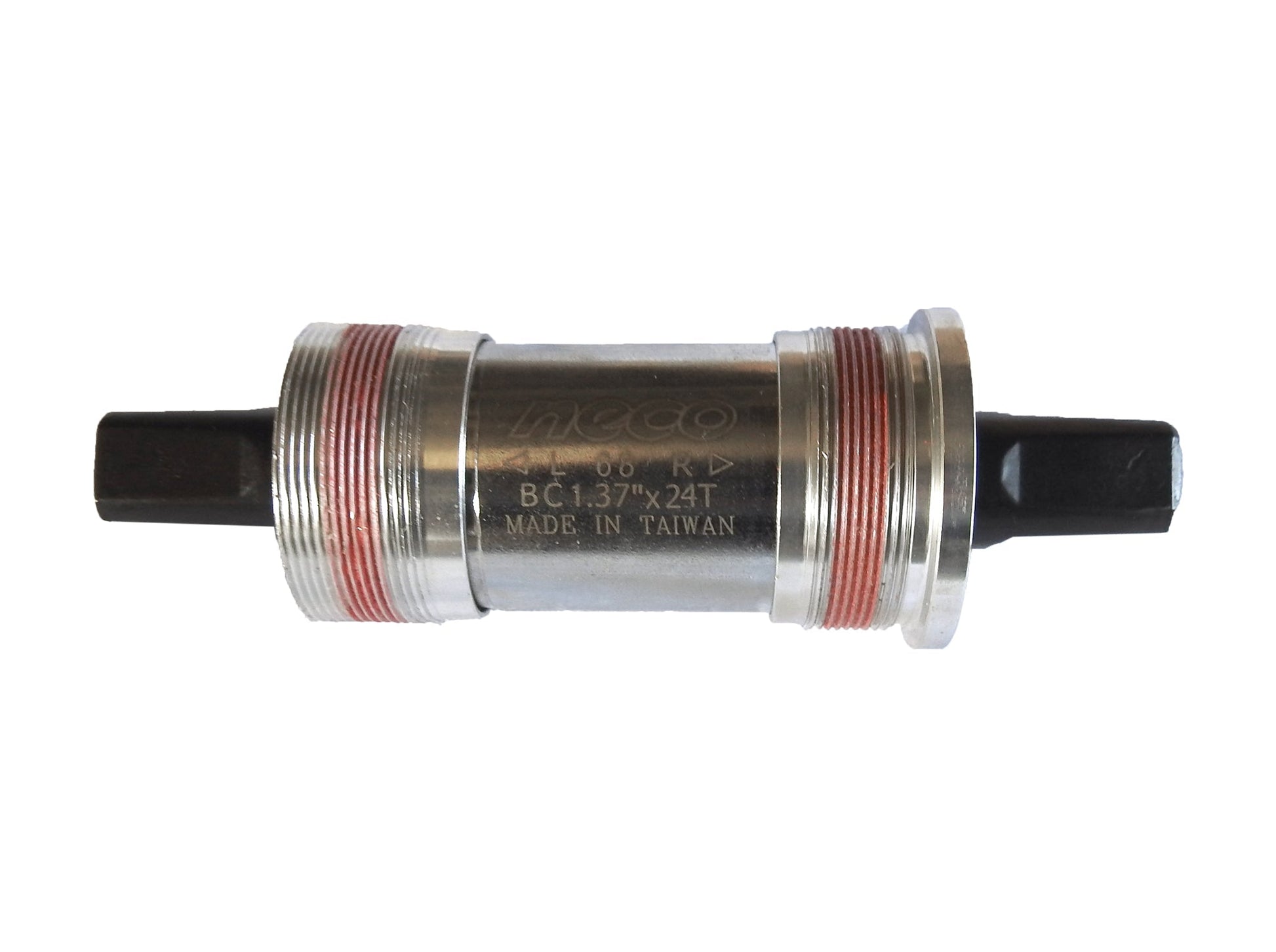 BOTTOM BRACKET CARTRIDGE - For 73mm Shell, ALLOY CUPS, 124.5mm Axle, Sealed Bearing, Waterproof Seal, Threaded