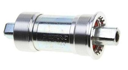 Bottom Bracket Cartridge, 68mm Shell, 127.5mm, Sealed Bearing, Threaded, Steel Cup