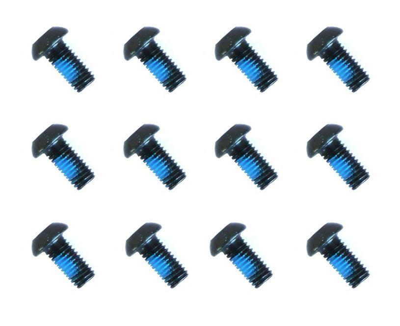 BOLTS  M5 x 10mm, T25 Torx, for Disc Rotor, with Lock Tite, BLACK