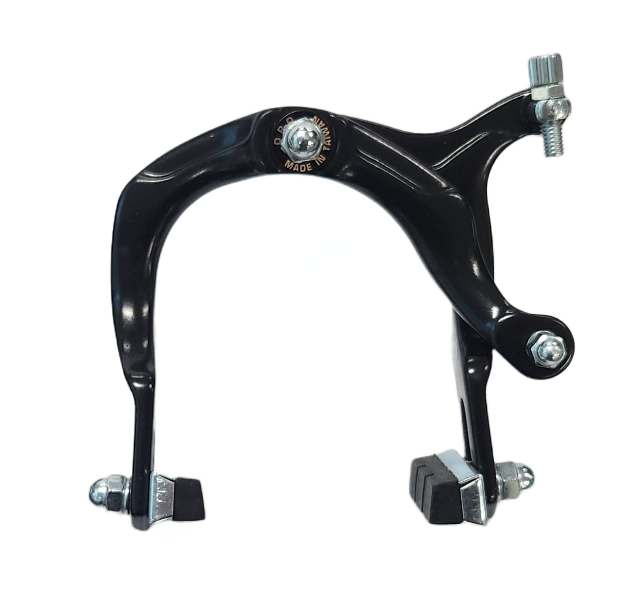BRAKE - Alhonga BMX Caliper Brake, 73-92mm Reach, Nutted, BLACK (Front Only)