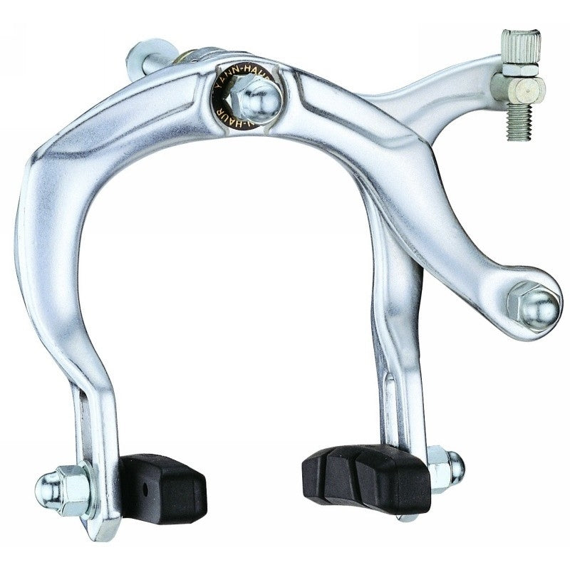BRAKE - BMX Caliper Brake, 73-92mm Reach, Nutted, SILVER (Rear Only)