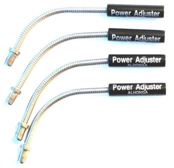 CABLE GUIDE - Flexible Angle Noodle With Power Modulator, Stainless Steel, SILVER