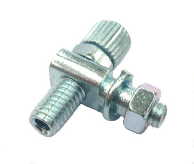 BRAKE CABLE ADJUSTING SET - M5, Steel, SILVER (Sold Individually) barrel