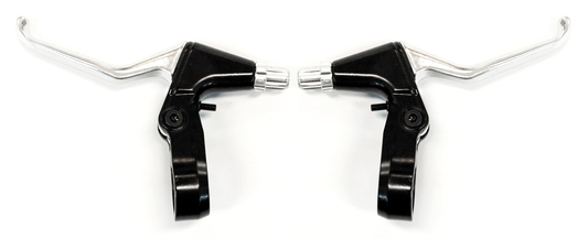BRAKE LEVER - V-Brake Lever, 3 Finger Type, Alloy, Suitable For Grip Shifter (Sold In Pairs)