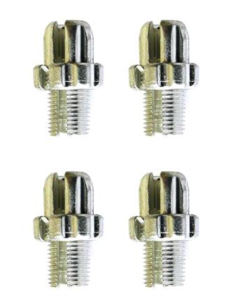 CABLE ADJUSTER - For V Brake, M10, Alloy, SILVER (Bag of 4)