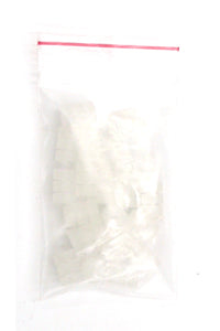 O RING - For 1.2mm Cable, CLEAR (Bag of 20)