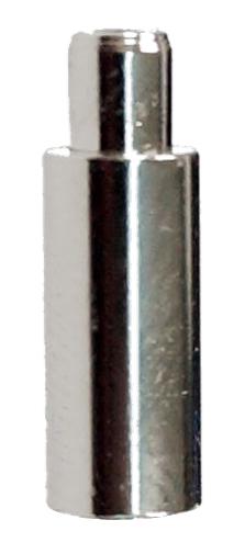Outer casing end cup, steel, Dia.5mm for brake, A/12.8mm, B/5.1mm, C/4.2mm, D/3.8mm, C.P.. stepdown ferrule
