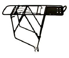 CARRIER - Rear Carrier, For 26", 700c & 29er Bikes, With Spring Bow, Fittings 15cm Long, Alloy, BLACK