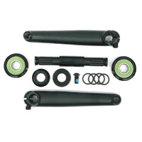 CRANK SET - 3 Piece, 175mm USA, 19 x 8T, inc sealed bearings set