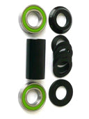 BOTTOM BRACKET SET - For 19mm, Spanish Type, Does NOT Include Spindle, With Sealed  , Set of 10 Pieces, BLACK