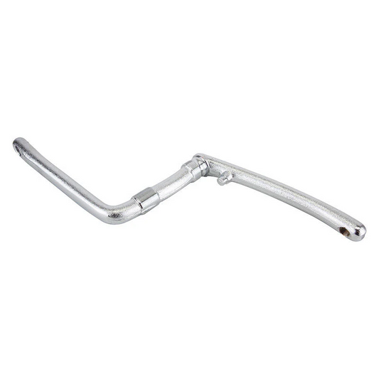 COMING SOON   One Piece Crank, 165mm 6.1/2, with Pivot, CP SILVER