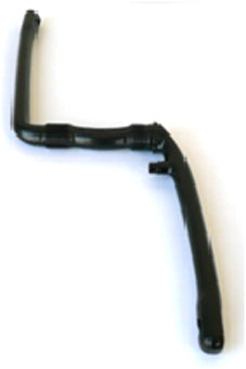 One Piece Crank, 175mm, with Pivot, Cr-Mo BLACK