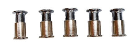 CHAIN RING BOLT  Triple, Steel, SILVER C.P. (Set 5)