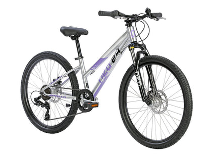 Neo Disc+ 24 7s Girls Brushed Alloy / Lavender / Black