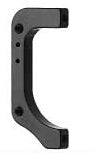 Adaptor IS Rear Mod.A-4 compatible with 180mm rotor, with mount  s, Quality Tektro part