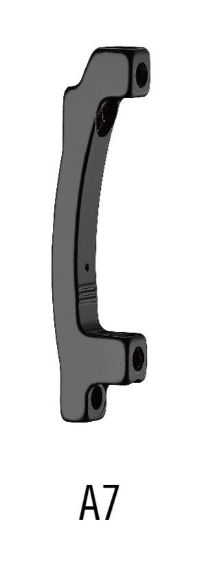 Adaptor A7 180-203 PM/PM w/BOLTS, Quality Tektro part,  for  Auriga, E-Comp/Draco(WS)/Draco2/Gemini/ HDC300(WS)/Dorado/Aquila/Novela