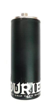 Foot Peg, 14mm and 10mm Axles, Threadless, Hardened Nylon, BLACK (Pair)