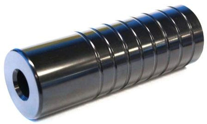 Foot Pegs, 14mm Axle, 38 x 110mm Threadless, Steel, BLACK