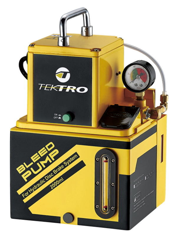 TEKTRO Bleed Pump, Comes with fittings to do Tektro® / TRP, Shimano and Magura hydraulic disc brake systems, 2000ml capicity MINERAL OIL ONLY!!!!