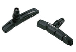 Cartridge Brake shoes & pads, V-Brake  Mod 877.12, MTB - High Performance Dual compound Brake Pads, Black alloy cartridge, 72mm