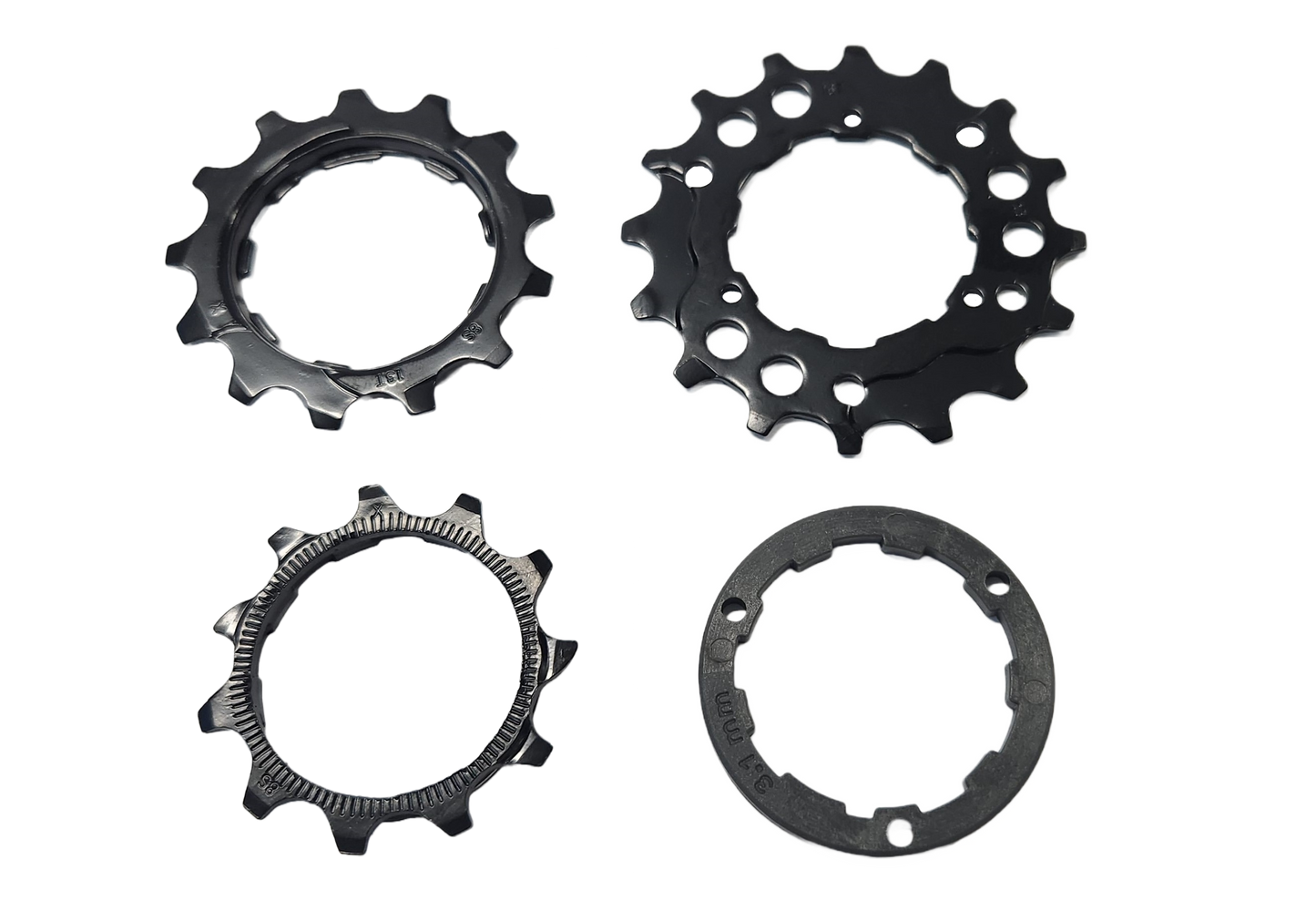 Cogs, for Mod.CS-M330 cassette, 11-13-16T replacement, with spacer, (8 Speed) Quality Tektro part